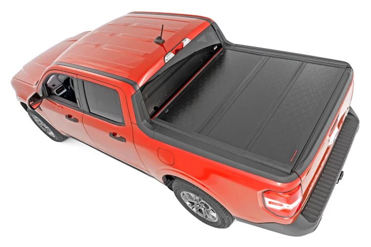 Rough Country - Rough Country HARD LOW PROFILE BED COVER 4'6" BED | Ford Maverick (22 - 24) - Panda Motorworks