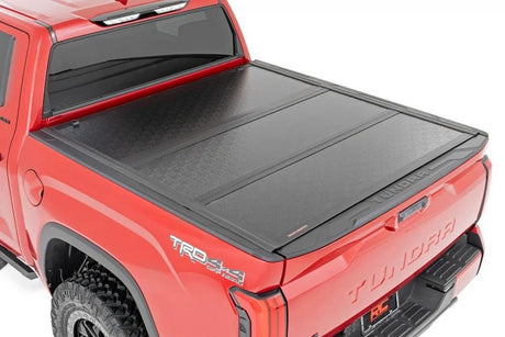 Rough Country - Rough Country HARD LOW PROFILE BED COVER 5.5 FT | CARGO MGMT | TOYOTA TUNDRA (2022) - Panda Motorworks