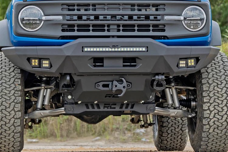 Rough Country - Rough Country Hidden Winch Mount ALL MODELS | FORD BRONCO 4WD (2021 - 2023) - Panda Motorworks