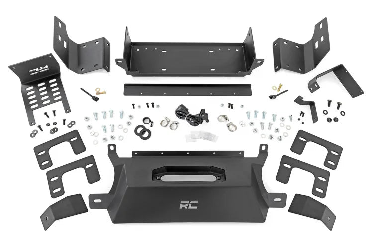 Rough Country - Rough Country Hidden Winch Mount ALL MODELS | FORD BRONCO 4WD (2021 - 2023) - Panda Motorworks