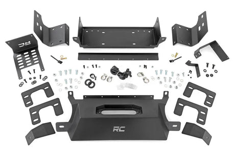 Rough Country - Rough Country Hidden Winch Mount ALL MODELS | FORD BRONCO 4WD (2021 - 2023) - Panda Motorworks