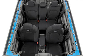Rough Country - SEAT COVERS BUCKET SEATS | Front & Rear | FORD BRONCO 4WD (2021+) - Panda Motorworks