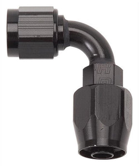 Russell Performance - Russell Performance - 6 AN Black 90 Degree Full Flow Hose End