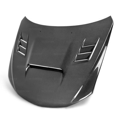 Seibon - CW - STYLE CARBON FIBER HOOD FOR 2008 - 2014 SUBARU WRX / STI
