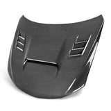 Seibon - CW - STYLE CARBON FIBER HOOD FOR 2008 - 2014 SUBARU WRX / STI