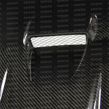 Seibon 08-09 Mitsubishi Lancer (CYA4/5A) DV Style Carbon Fiber Hood - Panda Motorworks - 4