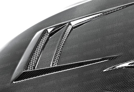 Seibon 08-12 Mitsubishi Lancer Evo X DV-Style Carbon Fiber Hood - Panda Motorworks - 6