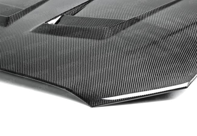 Seibon 08-12 Mitsubishi Lancer Evo X DV-Style Carbon Fiber Hood - Panda Motorworks - 3