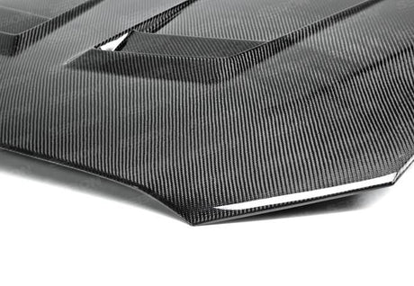 Seibon 08-12 Mitsubishi Lancer Evo X DV-Style Carbon Fiber Hood - Panda Motorworks - 3