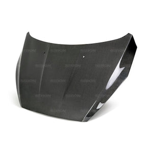 Seibon - Seibon 15 - 18 Ford Focus OE Style Carbon Fiber Hood - Panda Motorworks
