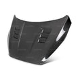 Seibon - Seibon 15 - 18 Ford Focus TS - Style Gloss Finish Carbon Fiber Hood