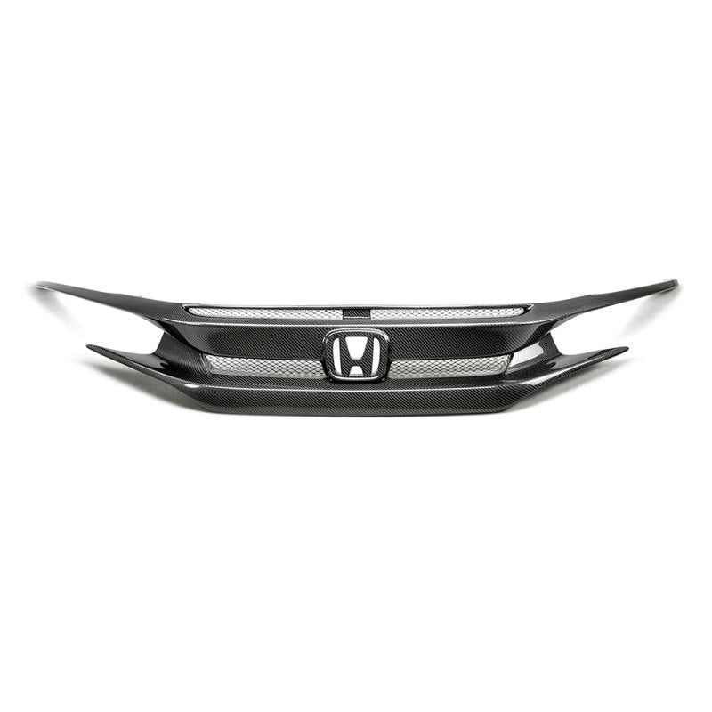 Seibon - Seibon 16 - 18 Honda Civic OEM - Style Carbon Fiber Front Grill
