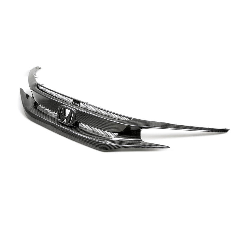 Seibon - Seibon 16 - 18 Honda Civic OEM - Style Carbon Fiber Front Grill