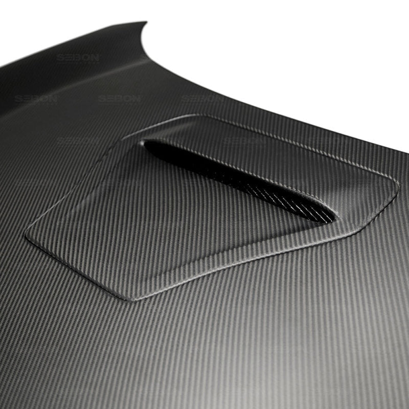 Seibon - Seibon 17 - 18 Honda Civic Type - R OEM - Style Dry Carbon Fiber Hood