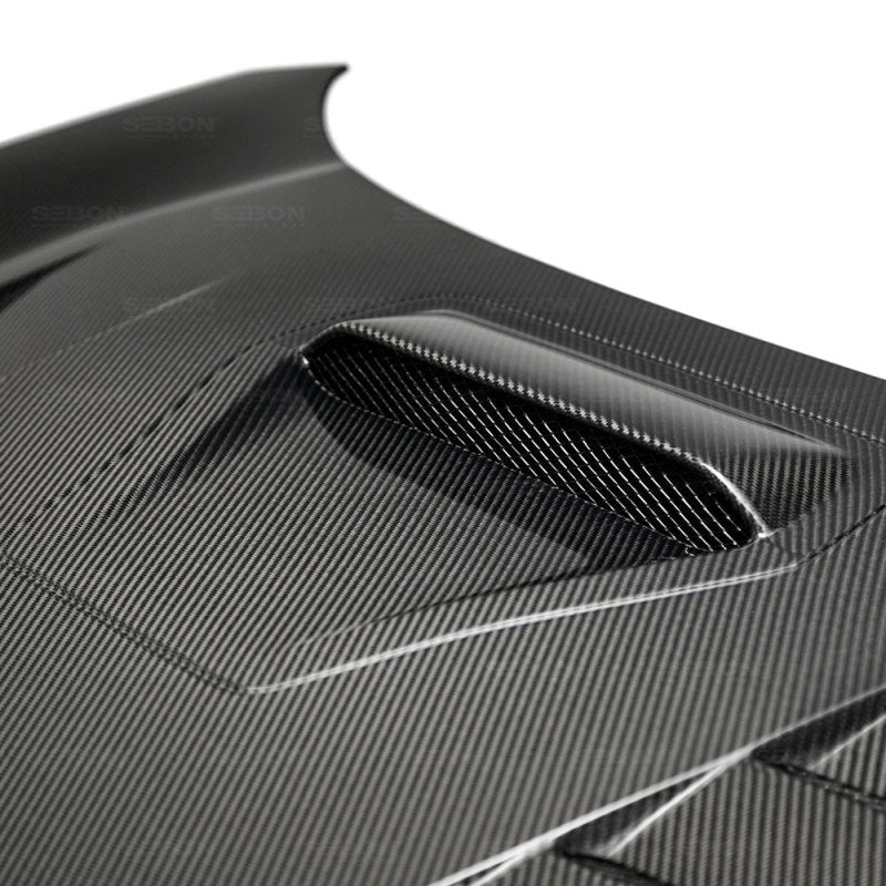 Seibon - Seibon 17 - 18 Honda Civic Type - R TS - Style Carbon Fiber Hood