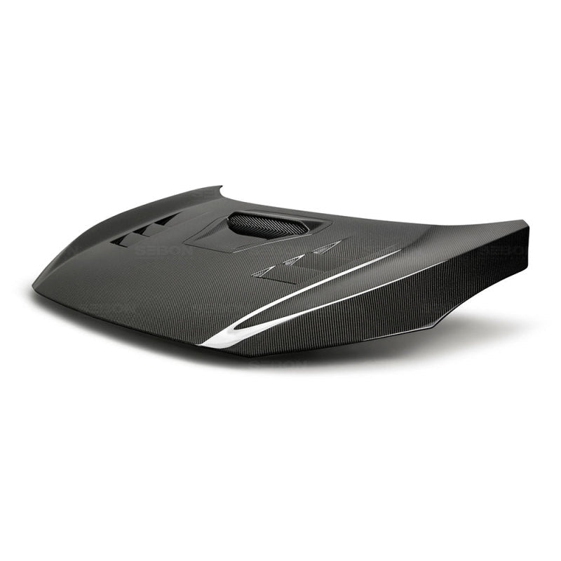 Seibon - Seibon 17 - 18 Honda Civic Type - R TS - Style Carbon Fiber Hood