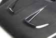 Seibon - Seibon 2016 - 2020 Honda Civic Coupe/Sedan/Hatchback MR - Style Carbon Fiber Hood