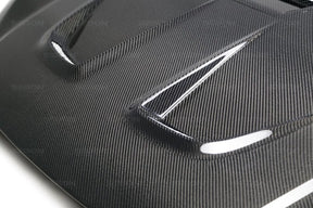 Seibon - Seibon 2016 - 2020 Honda Civic Coupe/Sedan/Hatchback MR - Style Carbon Fiber Hood