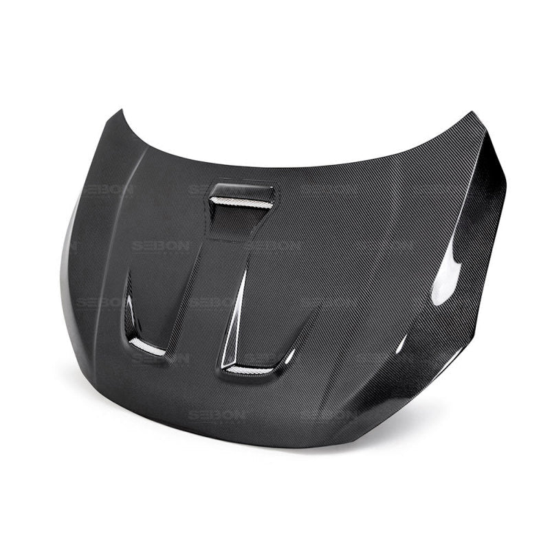 Seibon - Seibon 2016 - 2020 Honda Civic Coupe/Sedan/Hatchback MR - Style Carbon Fiber Hood