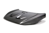 Seibon - Seibon 2016 - 2020 Honda Civic Coupe/Sedan/Hatchback MR - Style Carbon Fiber Hood