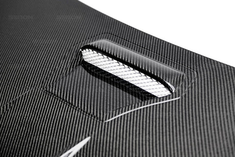 Seibon - Seibon 2016 - 2020 Honda Civic Coupe/Sedan/Hatchback MR - Style Carbon Fiber Hood