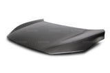 Seibon - Seibon 2016 - 2020 Honda Civic Coupe/Sedan/Hatchback OEM Style Carbon Fiber Hood