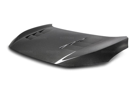 Seibon - Seibon 2016 - 2020 Honda Civic Coupe/Sedan/Hatchback TS - Style Carbon Fiber Hood
