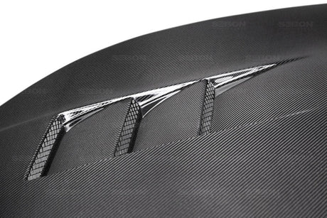Seibon - Seibon 2016 - 2020 Honda Civic Coupe/Sedan/Hatchback TS - Style Carbon Fiber Hood