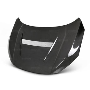 Seibon - Seibon 2016 - 2020 Honda Civic Coupe/Sedan/Hatchback VS - Style Carbon Fiber Hood