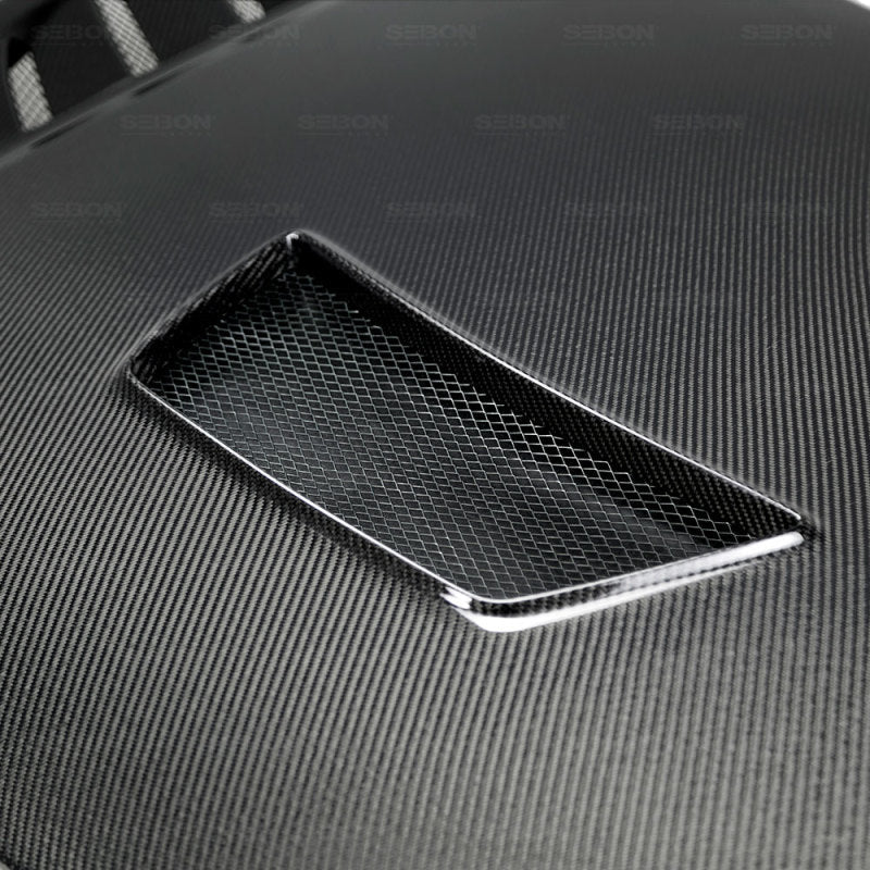 Seibon - Seibon 2017 Honda Civic Type R CV - Style Carbon Fiber Hood