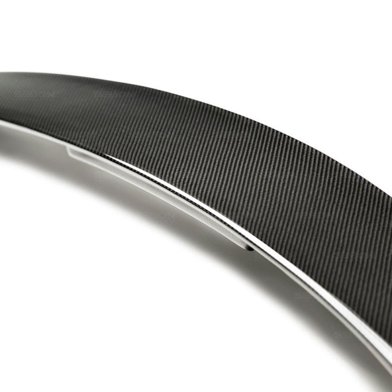 Seibon - Seibon 2017 Honda Civic Type - R Gloss Carbon Fiber Tailgate Middle Spoiler
