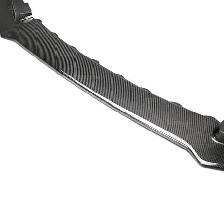 Seibon - Seibon 2017 Honda Civic Type - R TA - Style Gloss Carbon Fiber Front Bumper Lip