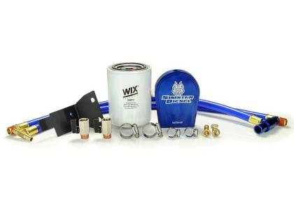 Sinster Diesel - Sinister Diesel 03 - 07 Ford 6.0L Ford Powerstroke Coolant Filtration System w/ Wix Filter