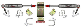 Skyjacker - High Clearance Silver Dual Steering Stabilizer Kit - Jeep Wrangler JK