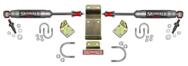 Skyjacker - High Clearance Silver Dual Steering Stabilizer Kit - Jeep Wrangler JK