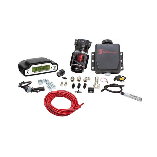 Stage 3 Boost Cooler EFI 2D Map Progressive Water-Methanol Injection Kit (Red High Temp Nylon, Quick-Connect Fittings)