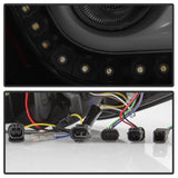SPYDER - Spyder 16 - 18 Honda Civic 4 Door Light Bar LED Tail Lights - Black Smoke (ALT - YD - HC164D - LB - BSM) - Panda Motorworks