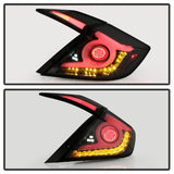 SPYDER - Spyder 16 - 18 Honda Civic 4 Door Light Bar LED Tail Lights - Black Smoke (ALT - YD - HC164D - LB - BSM) - Panda Motorworks