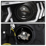 SPYDER - Spyder 16 - 18 Honda Civic 4Dr w/LED Seq Turn Sig Lights Proj Headlight - Black - PRO - YD - HC16 - SEQ - BK - Panda Motorworks