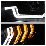 SPYDER - Spyder 16 - 18 Honda Civic 4Dr w/LED Seq Turn Sig Lights Proj Headlight - Black - PRO - YD - HC16 - SEQ - BK - Panda Motorworks