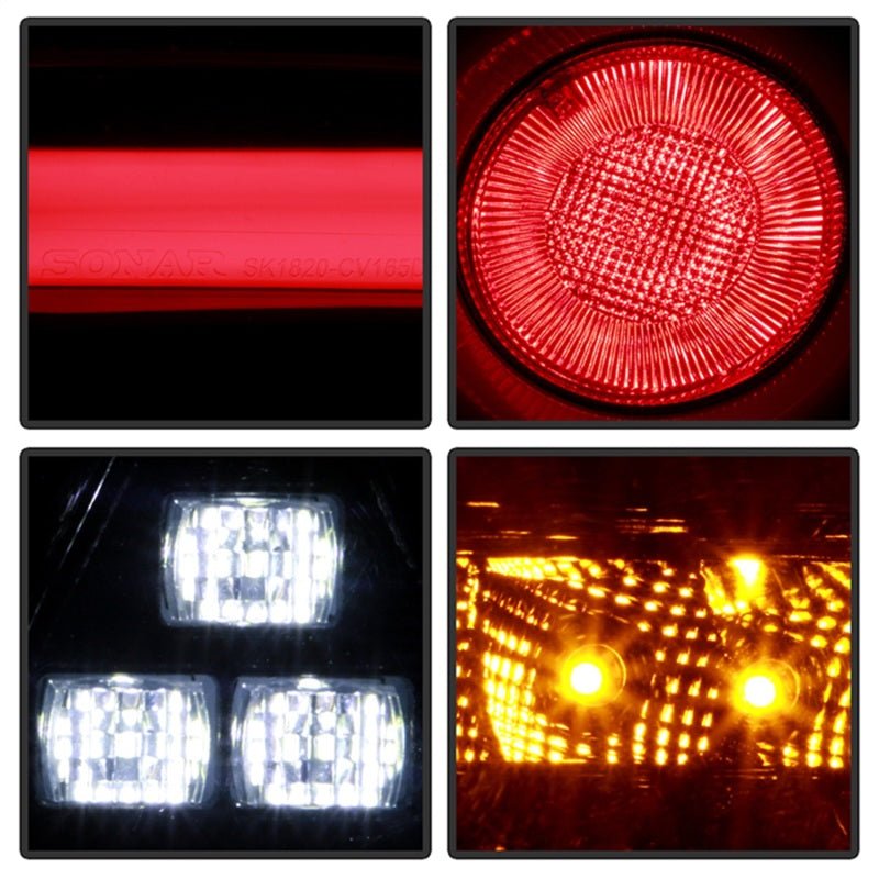 Spyder 16-19 Honda Civic 5 Door Hatchback Light Bar LED Tail