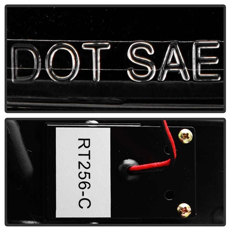 SPYDER - Spyder 16 - 19 Honda Civic 5 Door Hatchback Light Bar LED Tail Lights - Black Chrome(ALT - YD - HC16HB - BC) - Panda Motorworks