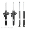 ST Suspensions - ST Shock Kit 15 - 17 VW Golf VII 55mm IRS - Panda Motorworks