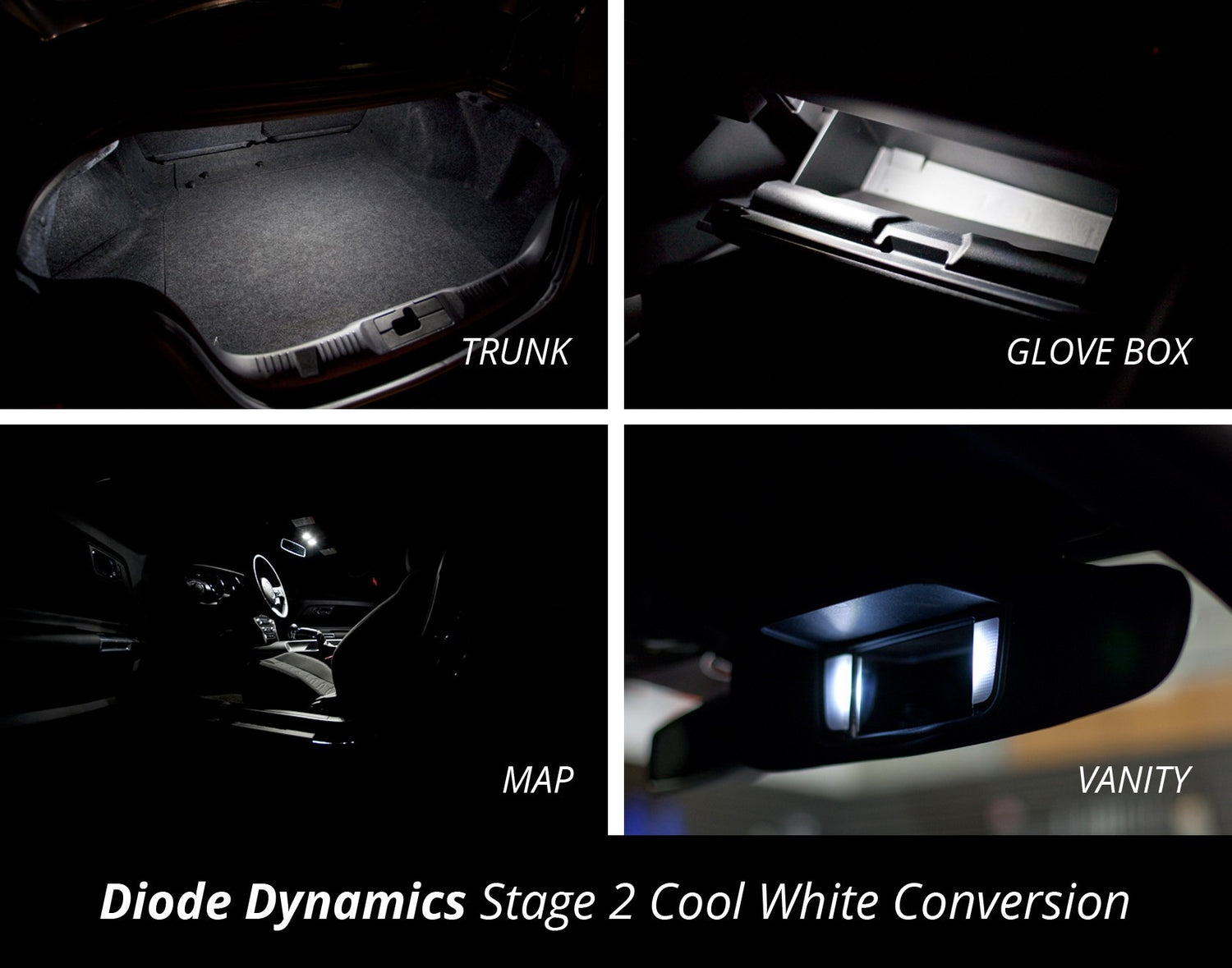 2015 Ford Mustang Interior LED Conversion Kit - Panda Motorworks - 3