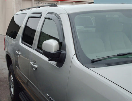 Stampede - Stampede 16 - 21 Honda Civic Sedan Snap - Inz Sidewind Deflector 4pc - Smoke - Panda Motorworks