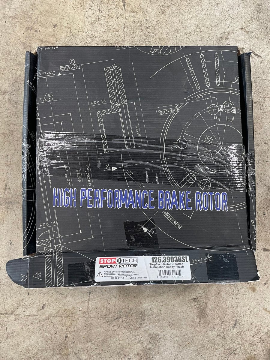 Stoptech - *OPEN BOX* StopTech Slotted Sport Brake Rotor (Front Pair)