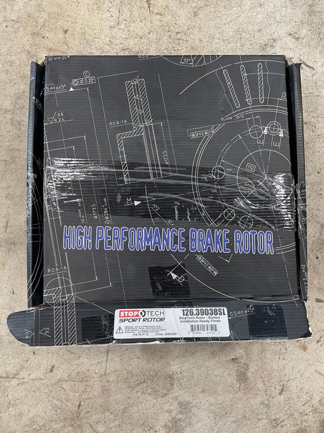 Stoptech - *OPEN BOX* StopTech Slotted Sport Brake Rotor (Front Pair)