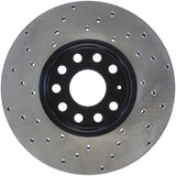 Stoptech - StopTech 05 - 10 VW Jetta (Exc Wagon) / 09 - 10 Jetta Wagon / 07 - 10 Rabbit Drilled Left Front Rotor - Panda Motorworks