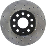 Stoptech - StopTech 05 - 10 VW Jetta (Exc Wagon) / 09 - 10 Jetta Wagon / 07 - 10 Rabbit Drilled Right Front Rotor - Panda Motorworks