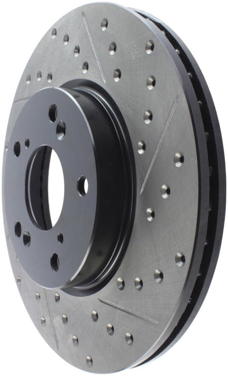 Stoptech - StopTech 06 - 08 Civic GX / 02 - 04 CR - V / 98 - 02 Honda Accord V6 / 03 - 07 Accord 4 cyl/V6 MT Slotted & D - Panda Motorworks